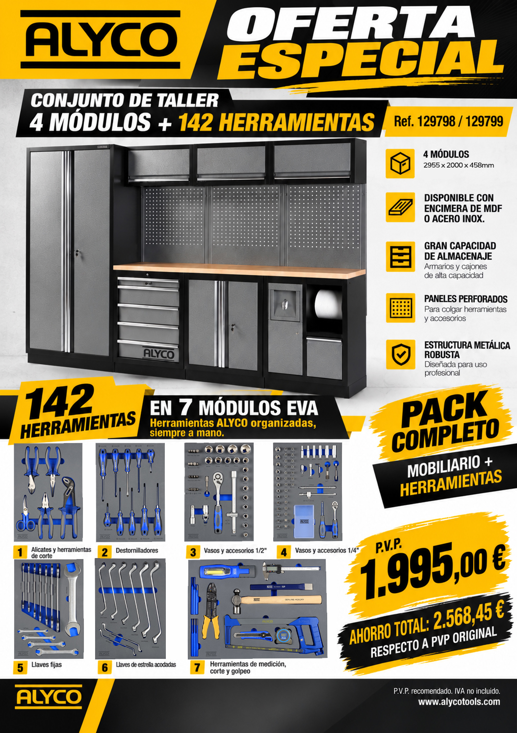 CONJUNTO ARMARIO MODULAR C/DOTACIÓN
